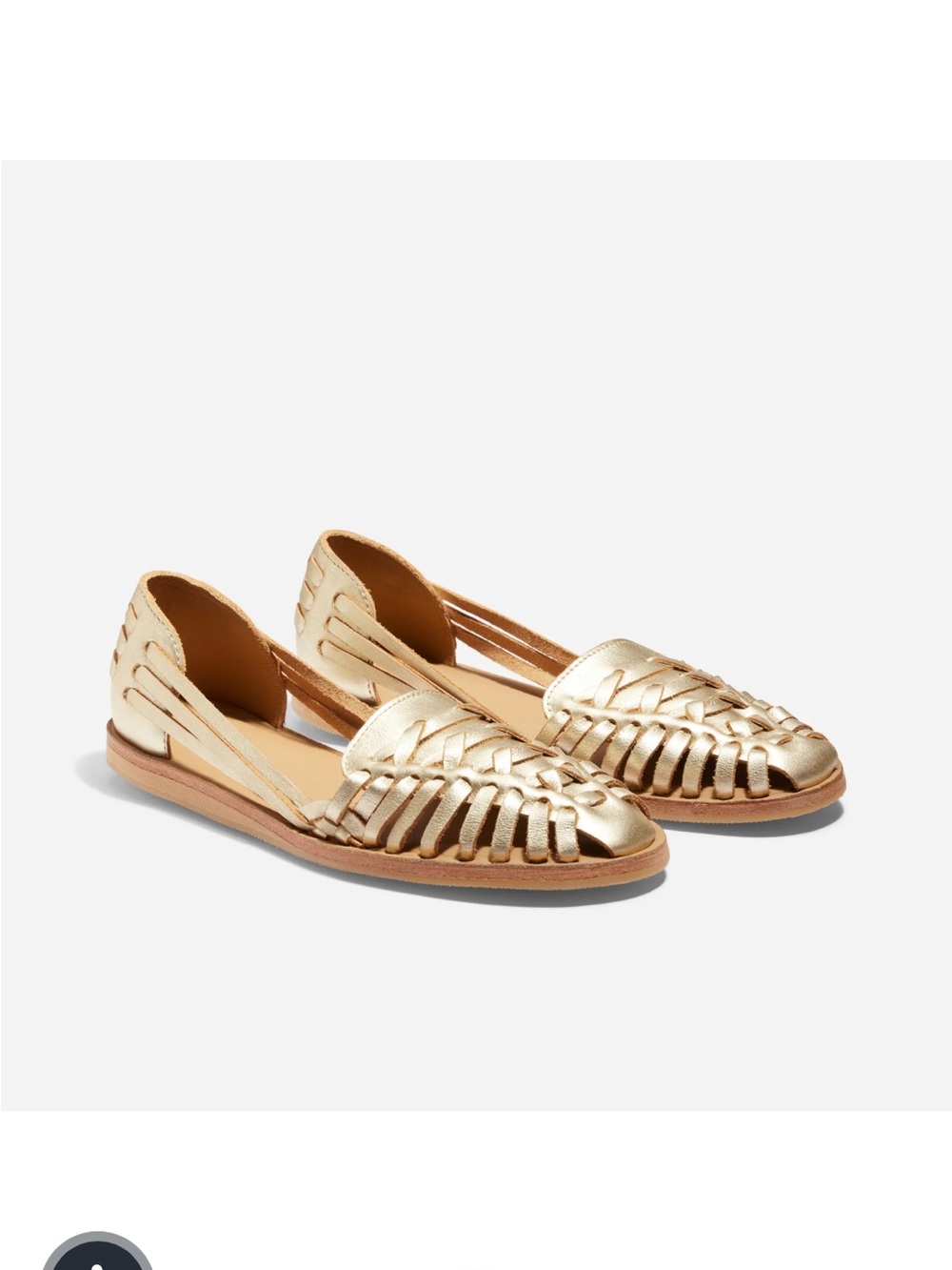 Nisolo Women’s Hurachae Sandal 2.0 Color Gold Size 9